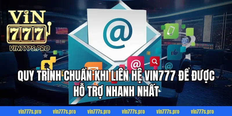 Quy trình chuẩn khi liên hệ Vin777 để được hỗ trợ nhanh nhất